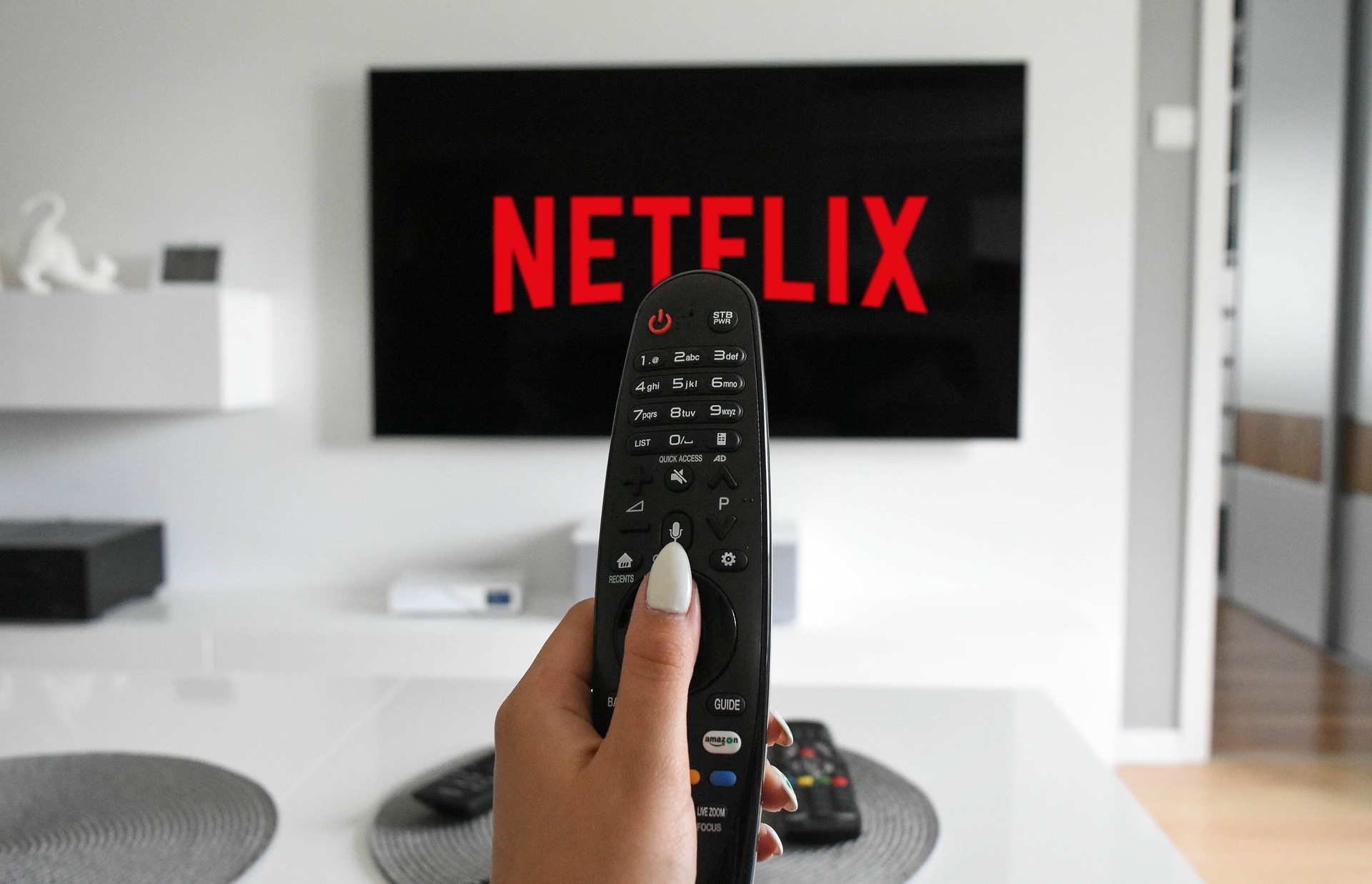 Tv Remote Home Netflix Watch Video Streaming