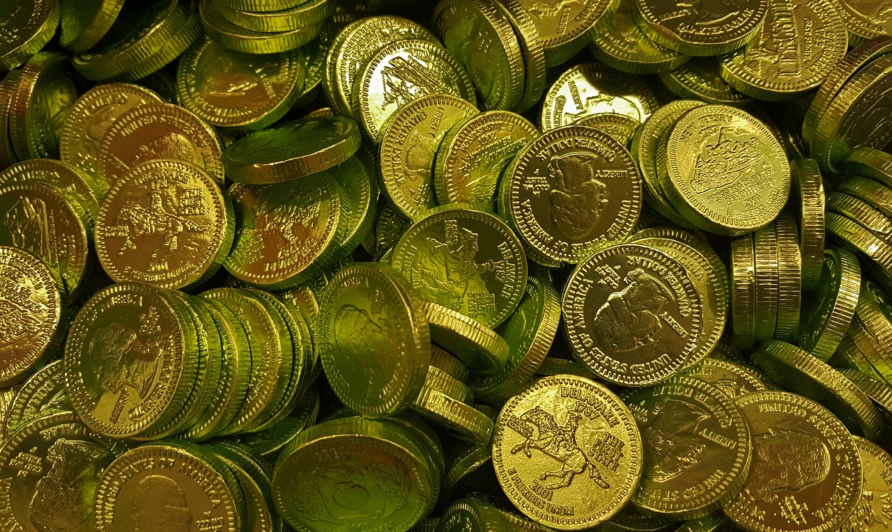 Coins Gold Golden Bounty Riches Rich Treasure
